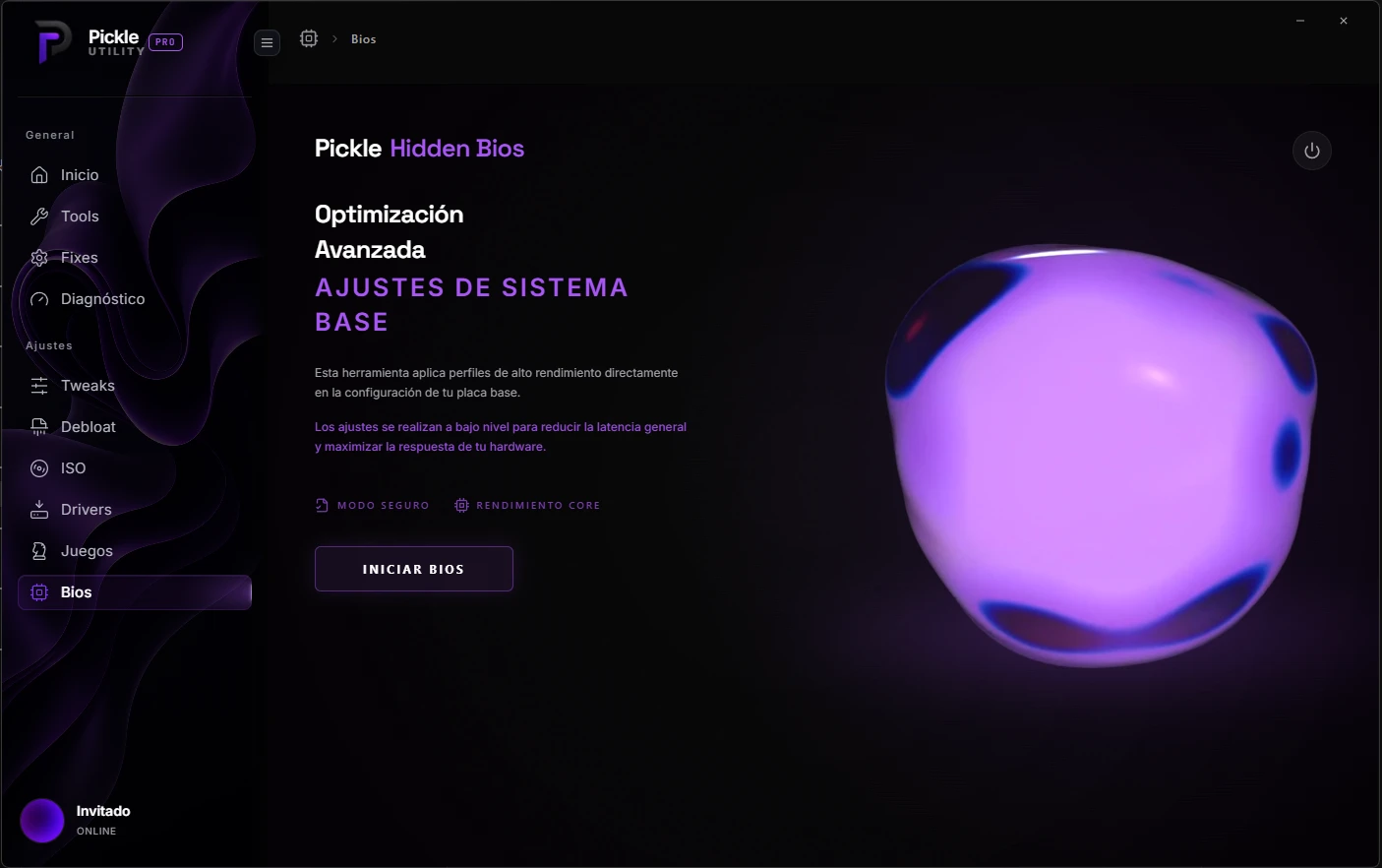Pickle Utility: Pickle Hidden Bios, optimización avanzada de la placa base